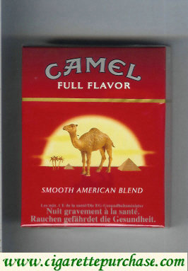Camel with sun Smooth American Blend Full Flavor cigarettes king size hard box